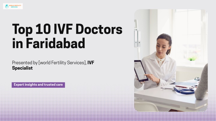 top 10 ivf doctors in faridabad n.w