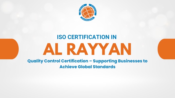 iso certification in n.w