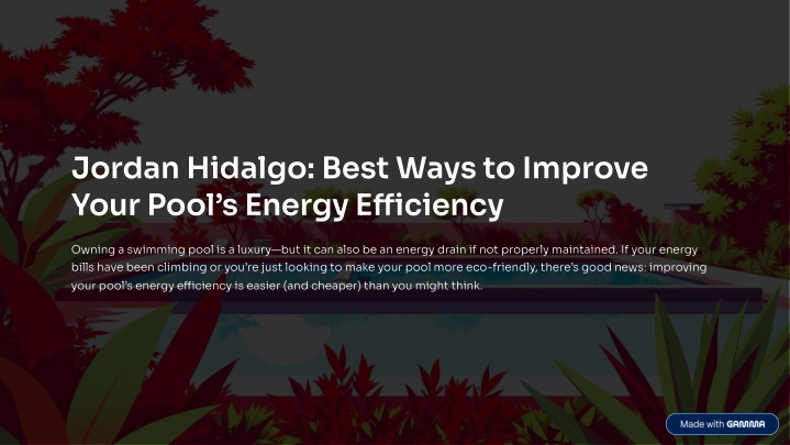 jordan hidalgo best ways to improve your pool9s n.w