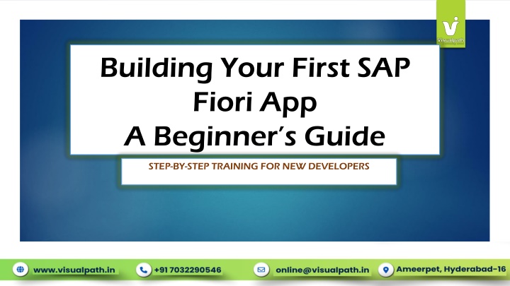 Join SAP Fiori Online Training and SAP BTP CAP Training