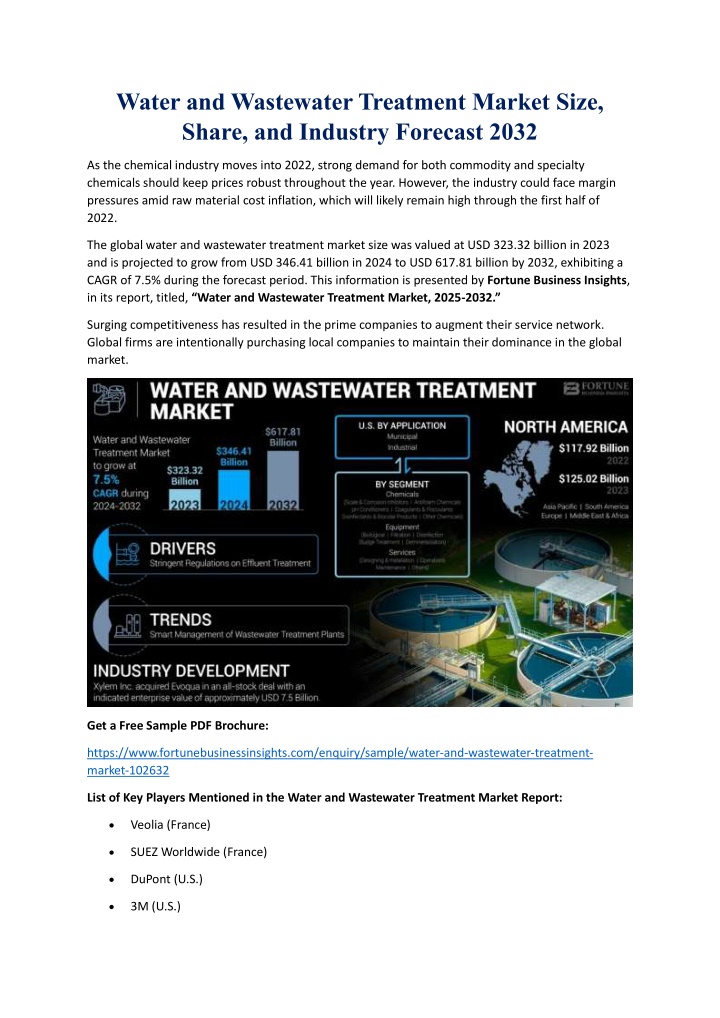 water and wastewater treatment market size share n.w
