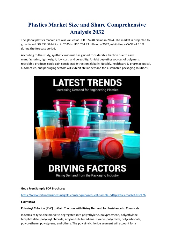 plastics market size and share comprehensive n.w