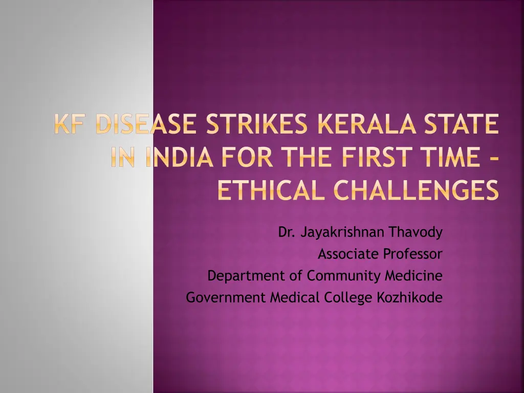 kf disease strikes kerala state in india n.w