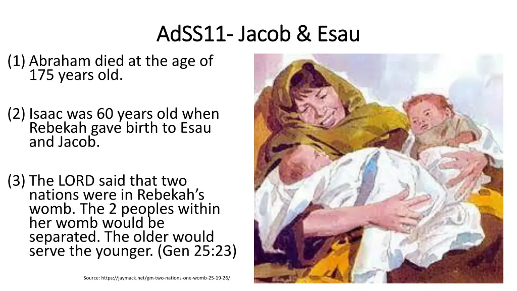 adss11 adss11 jacob esau jacob esau n.w