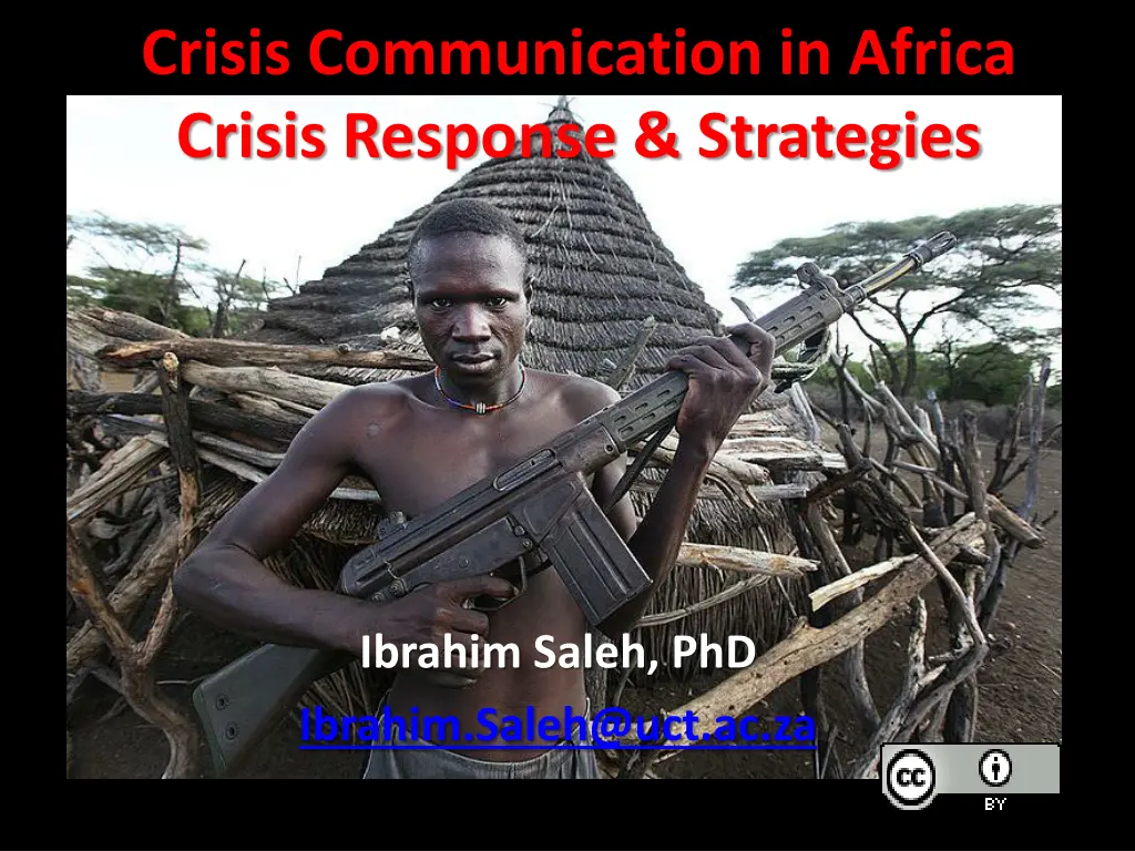 crisis communication in africa crisis response n.w