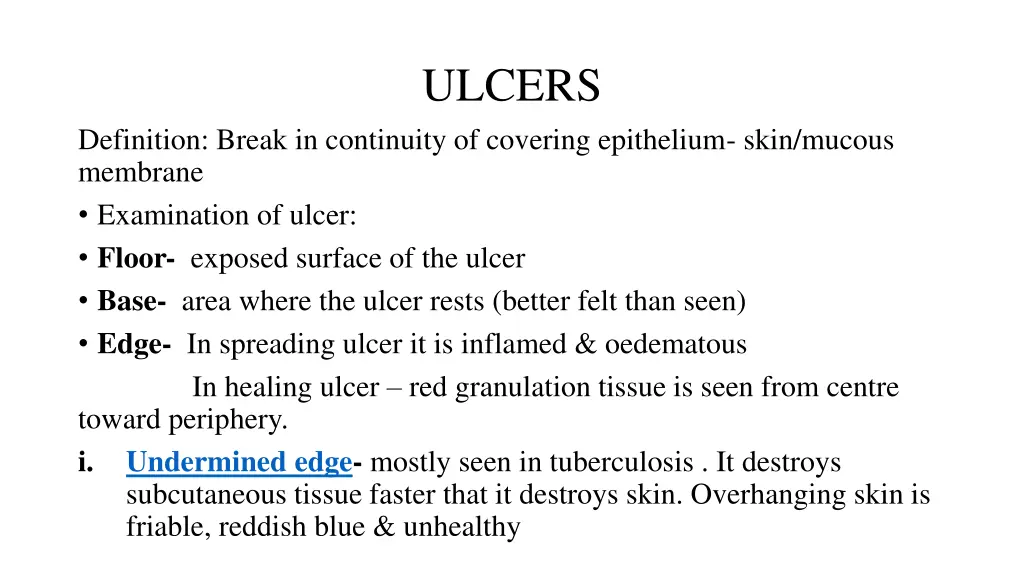 ulcers n.w
