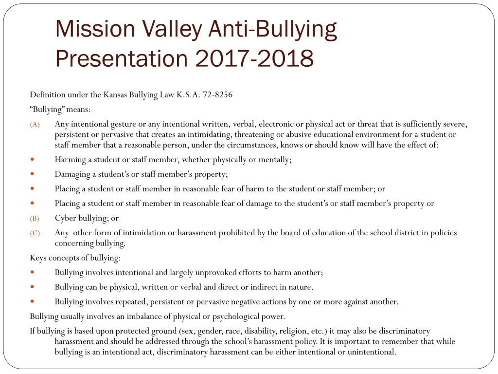 mission valley anti bullying presentation 2017 n.w