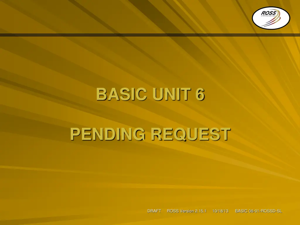 basic unit 6 n.w