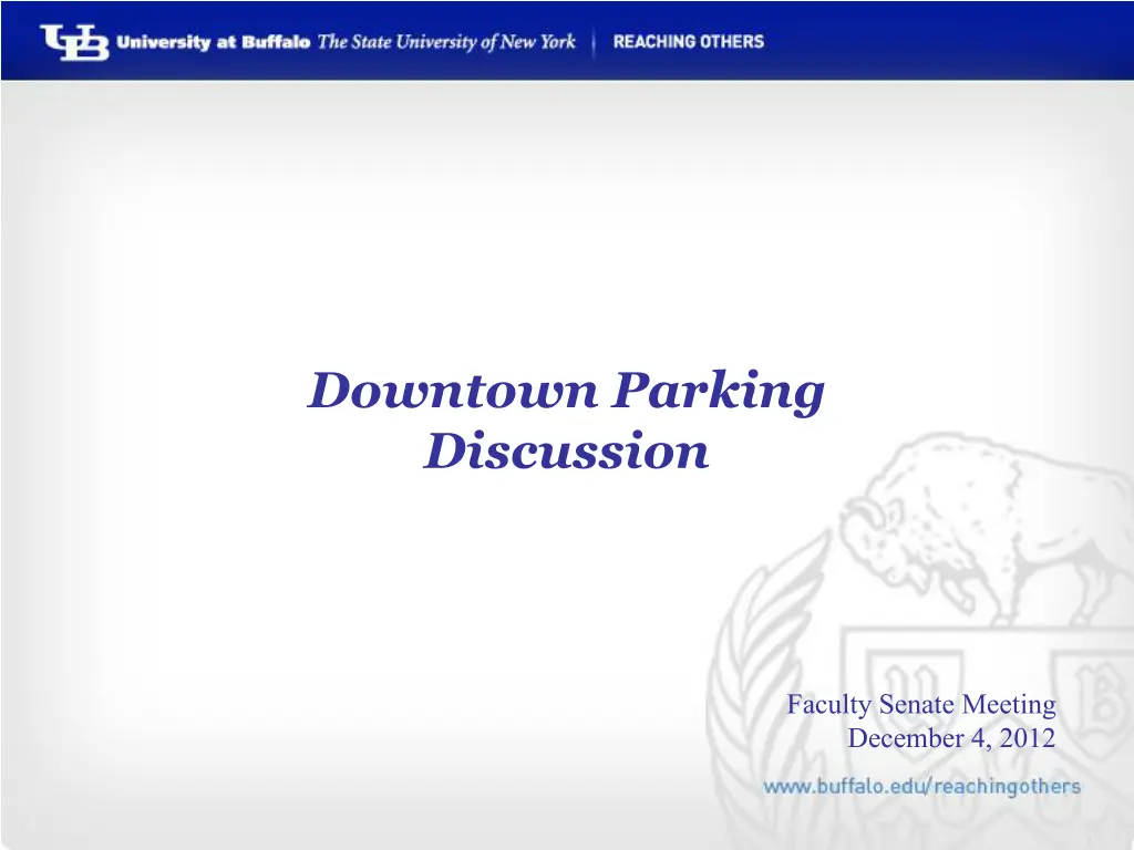downtown parking discussion n.w