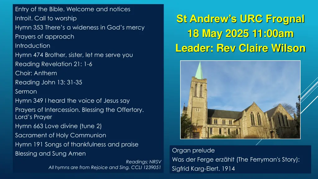 entry of the bible welcome and notices introit n.w