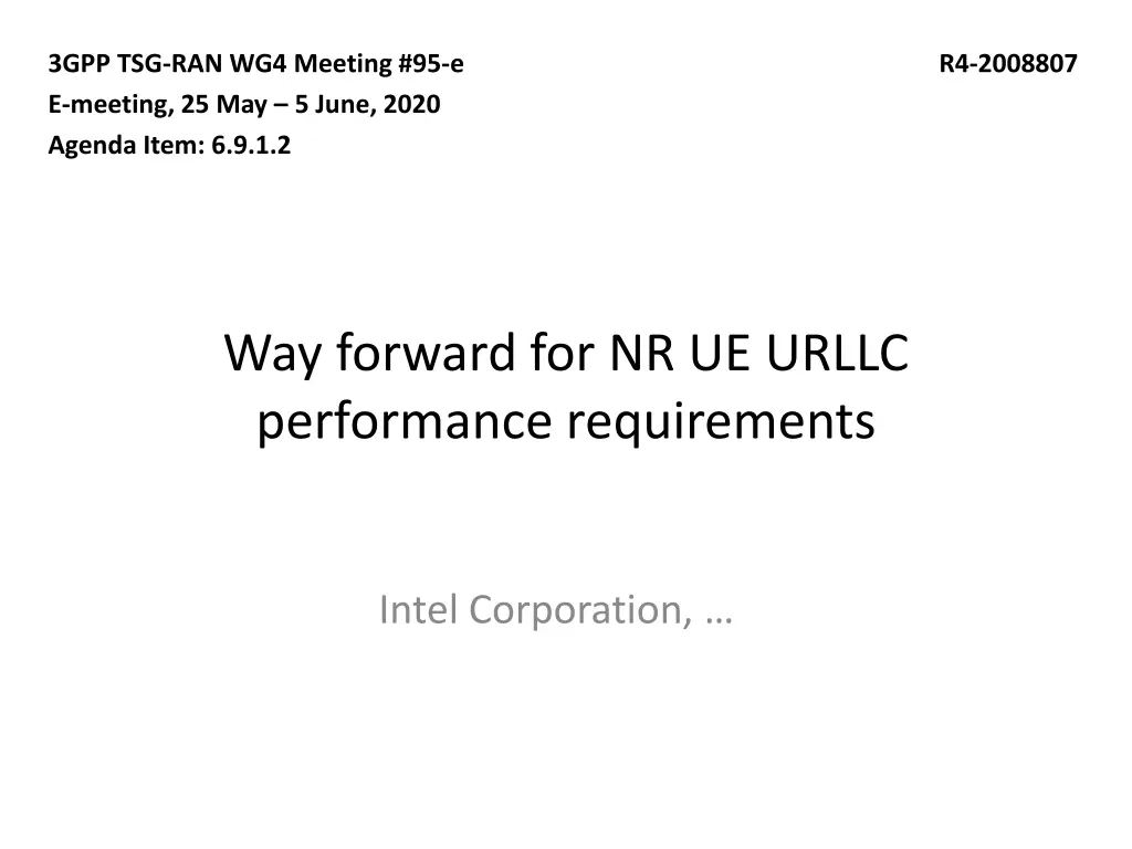 3gpp tsg ran wg4 meeting 95 e e meeting n.w