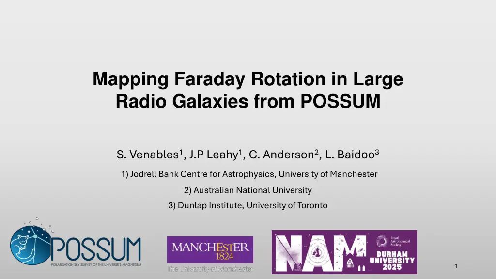 mapping faraday rotation in large radio galaxies n.w