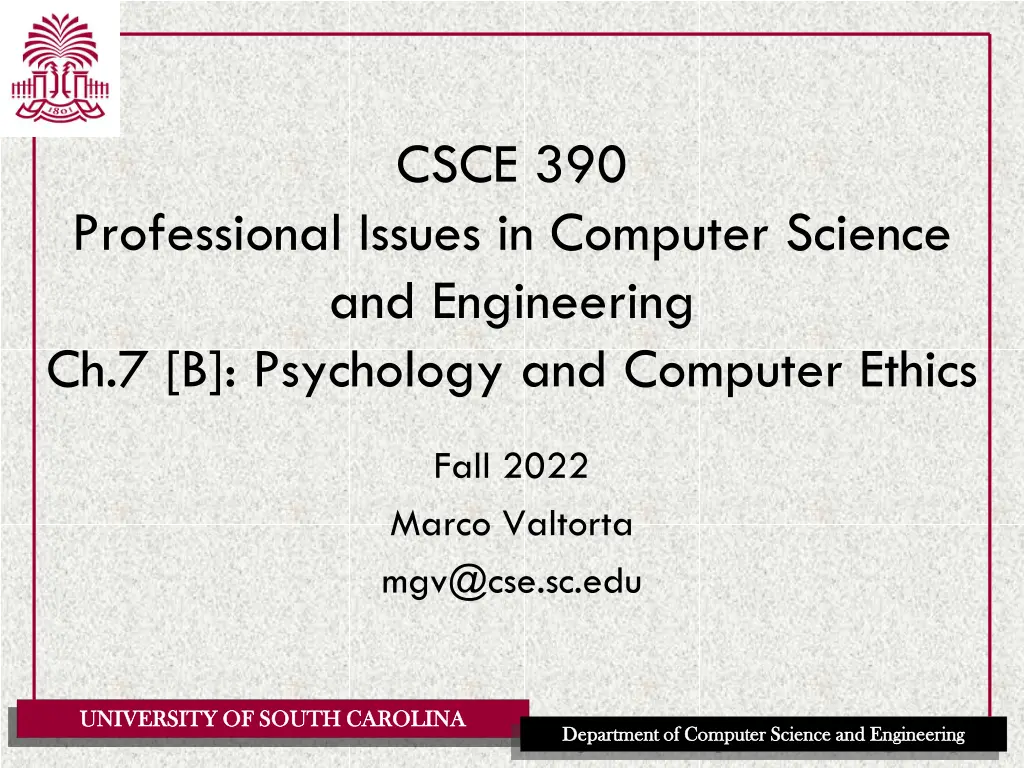 csce 390 n.w