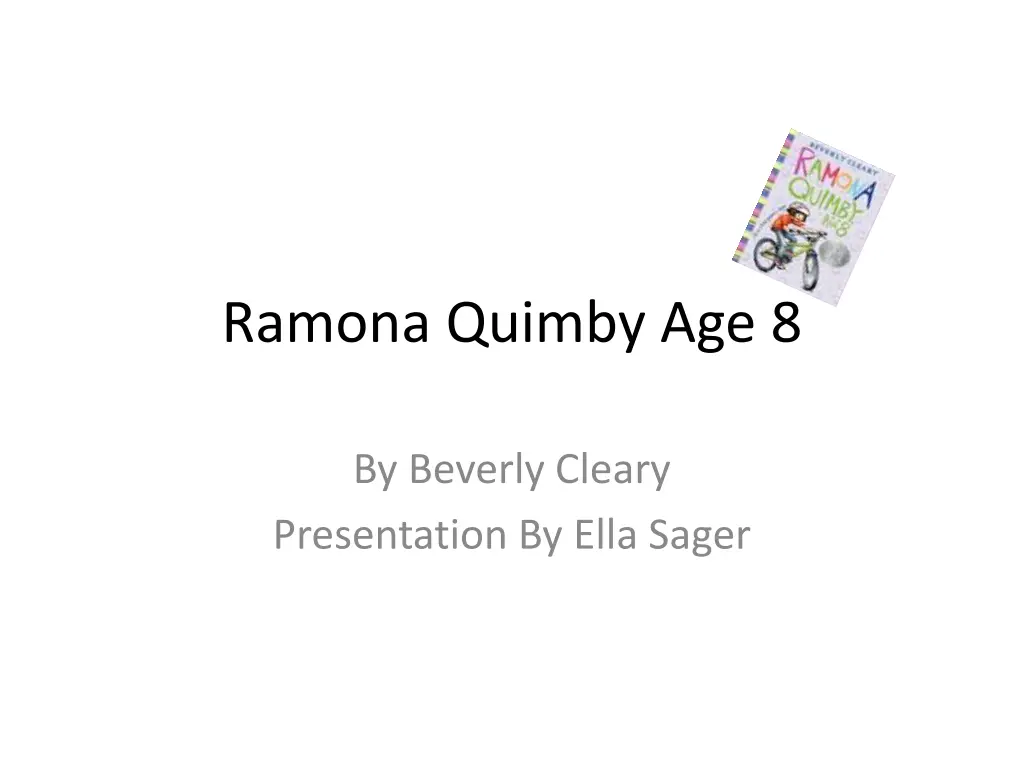 ramona quimby age 8 n.w
