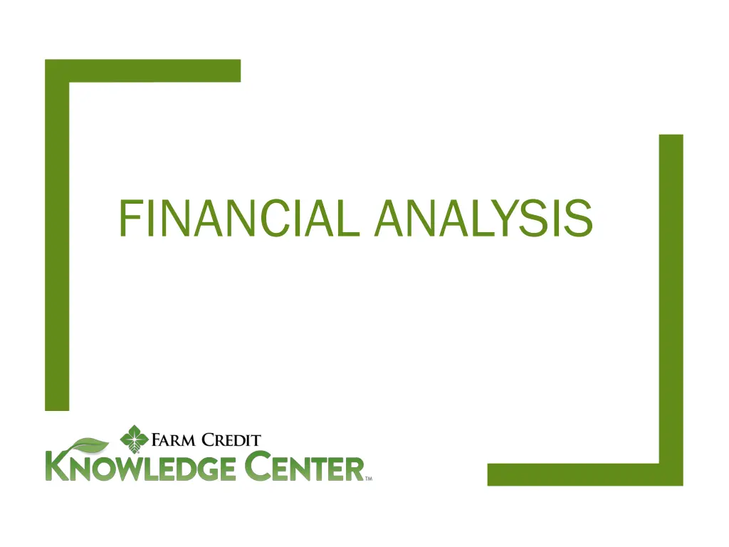 financial analysis n.w
