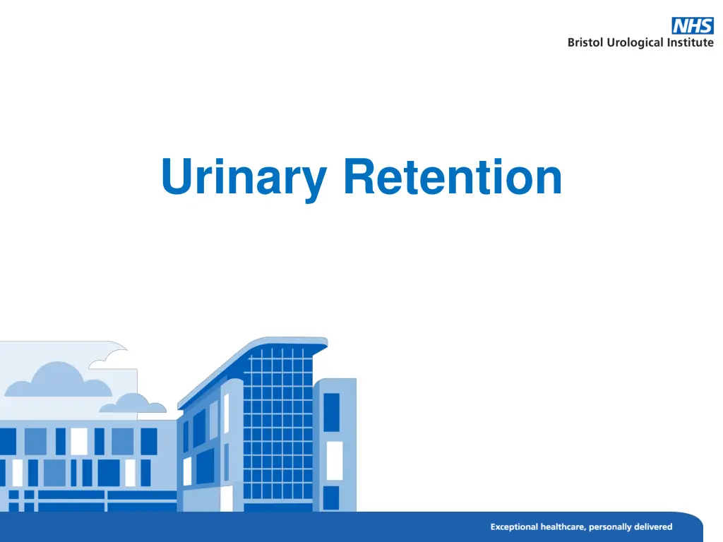 urinary retention n.w