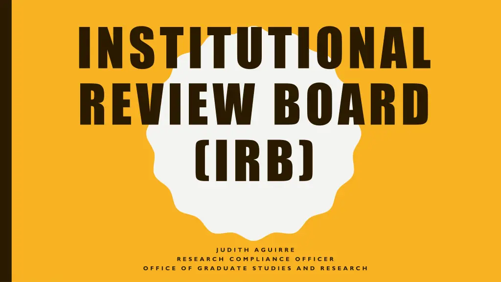 institutional review board irb n.w