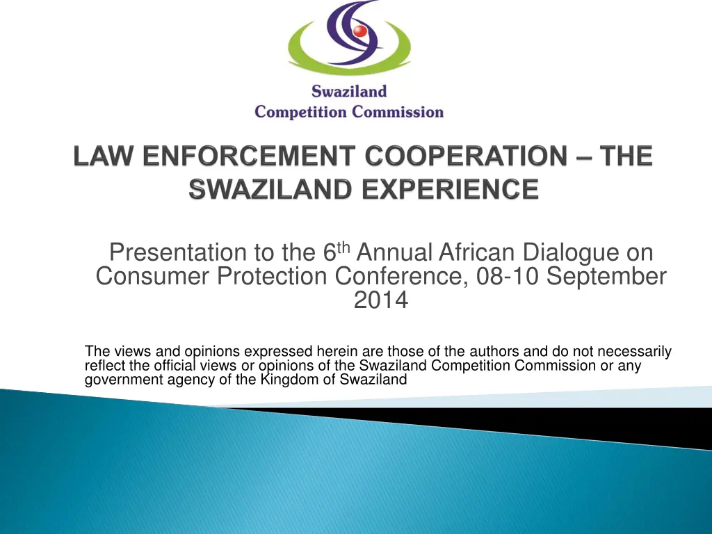 presentation to the 6 th annual african dialogue n.w