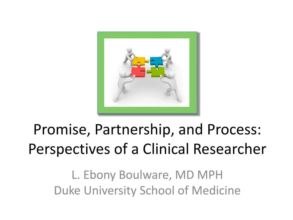 promise partnership and process perspectives n.w