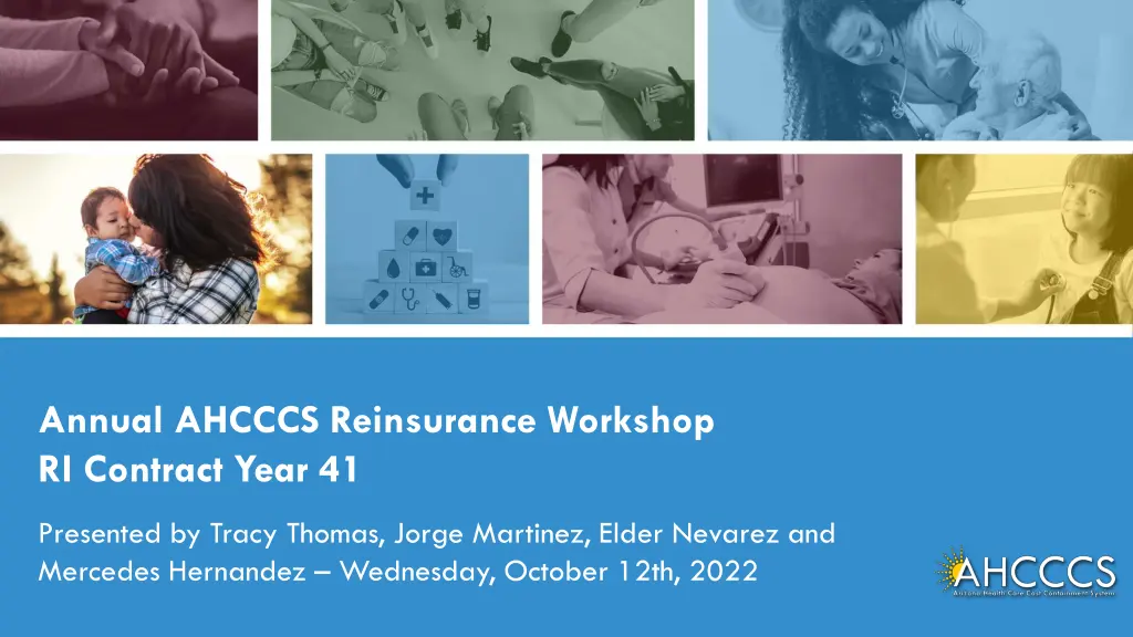 annual ahcccs reinsurance workshop ri contract n.w