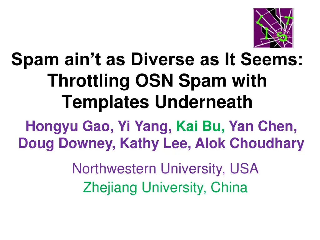 spam ain t as diverse as it seems throttling n.w