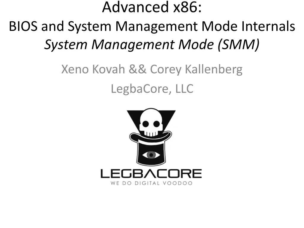 advanced x86 n.w