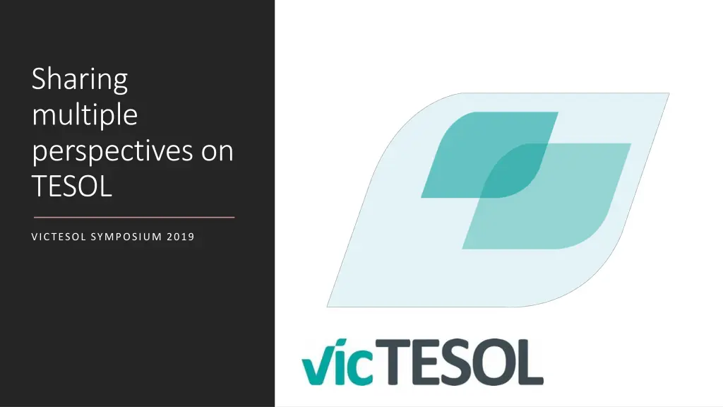 sharing multiple perspectives on tesol n.w