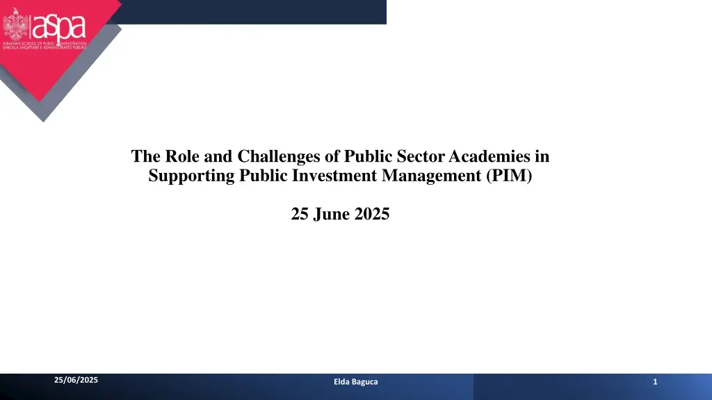 the role and challenges of public sector n.w