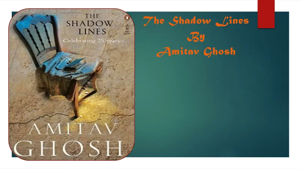 the shadow lines by amitav ghosh n.w