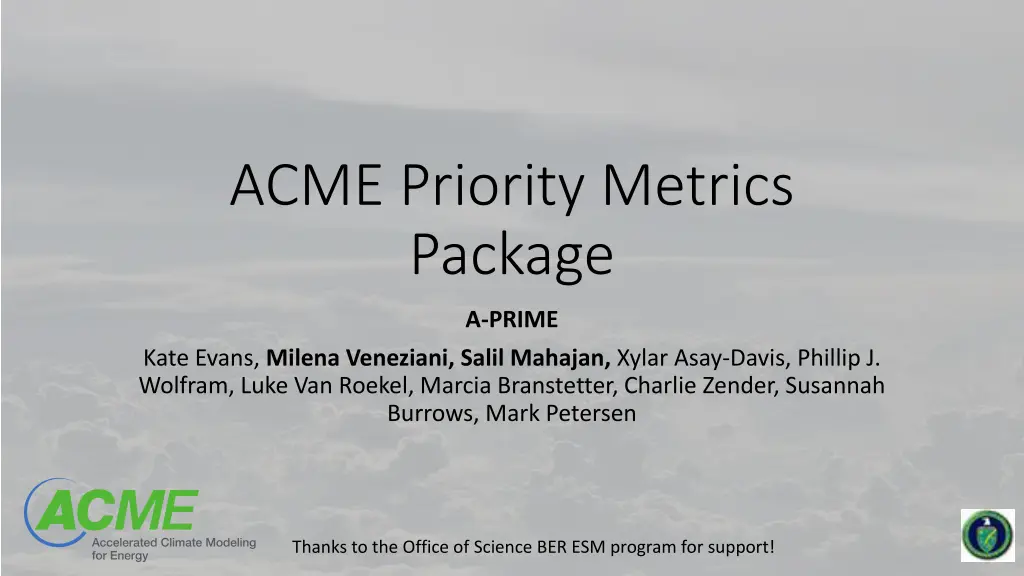 acme priority metrics package n.w