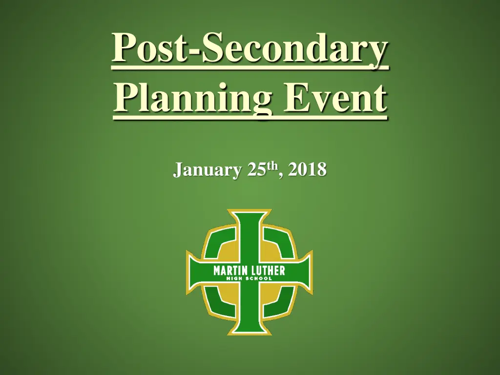 post secondary planning event n.w