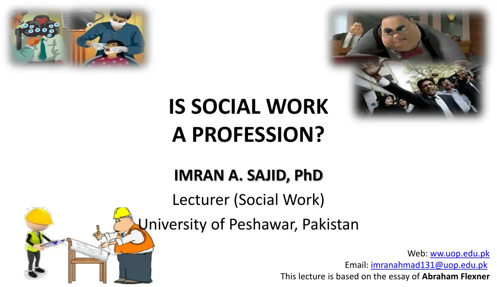 is social work a profession n.w