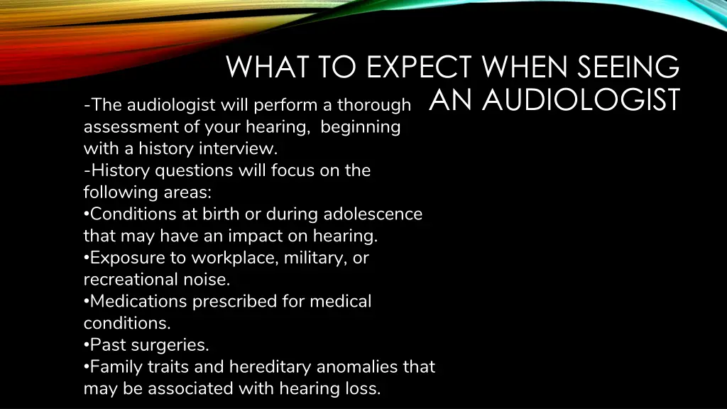 what to expect when seeing an audiologist n.w