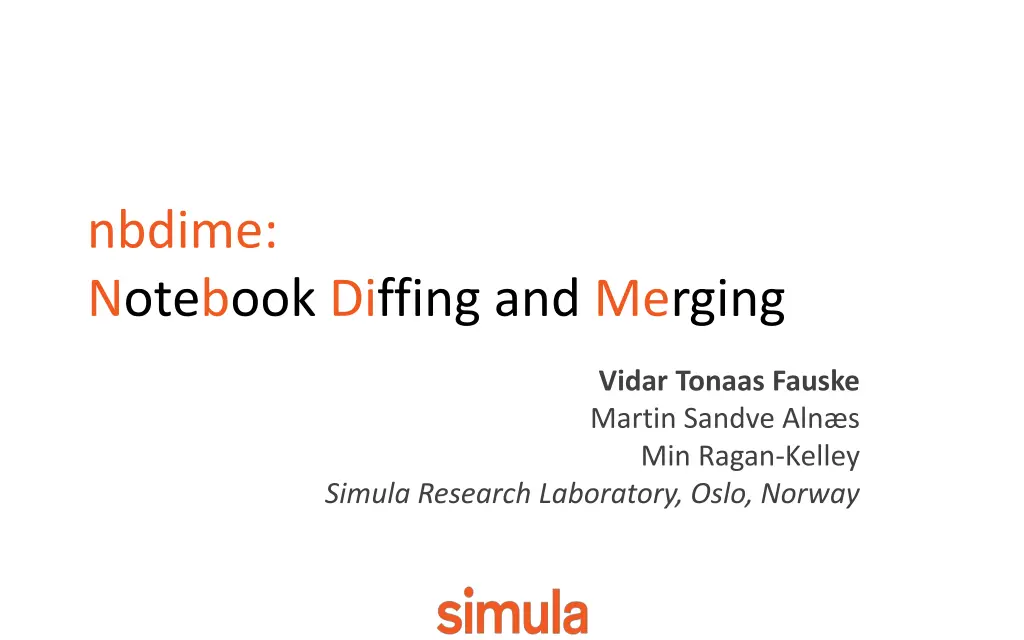 nbdime notebook diffing and merging n.w