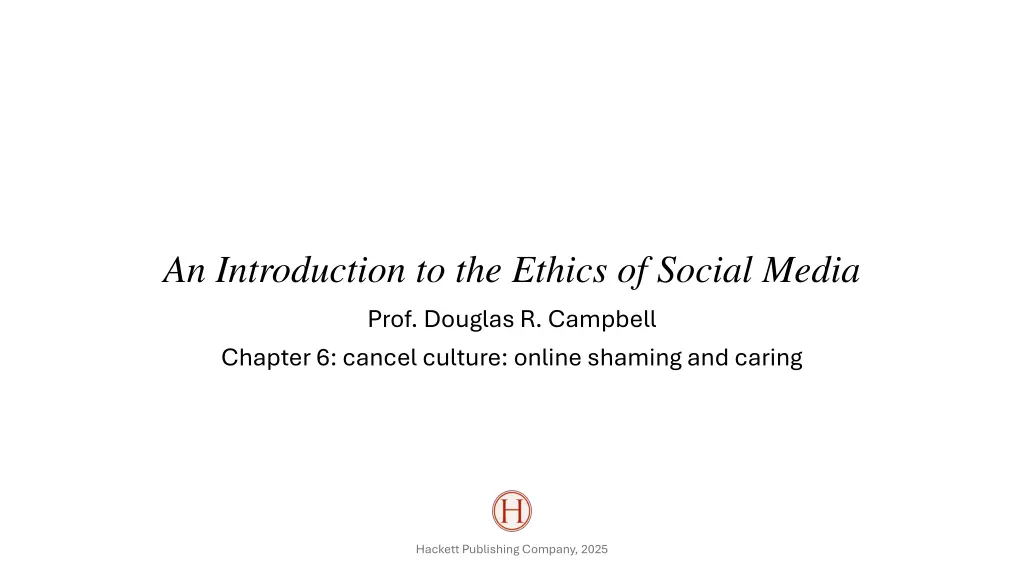 an introduction to the ethics of social media n.w