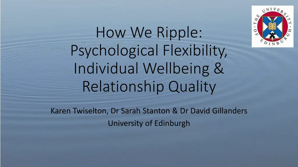 how we ripple psychological flexibility n.w