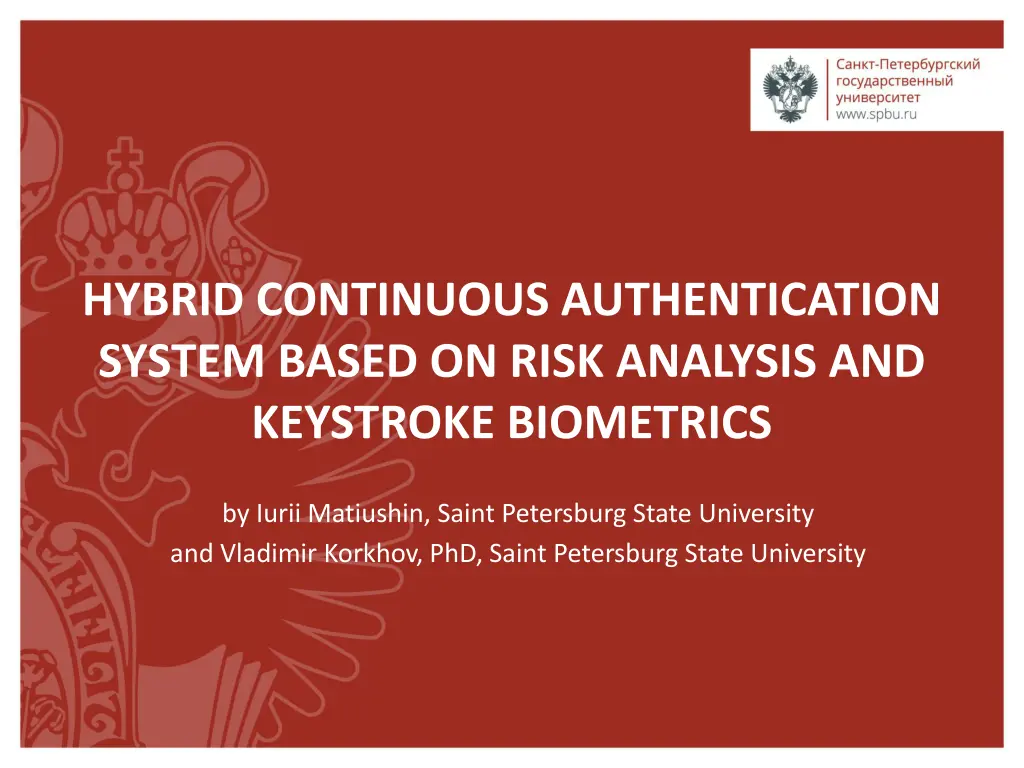 hybrid continuous authentication system based n.w