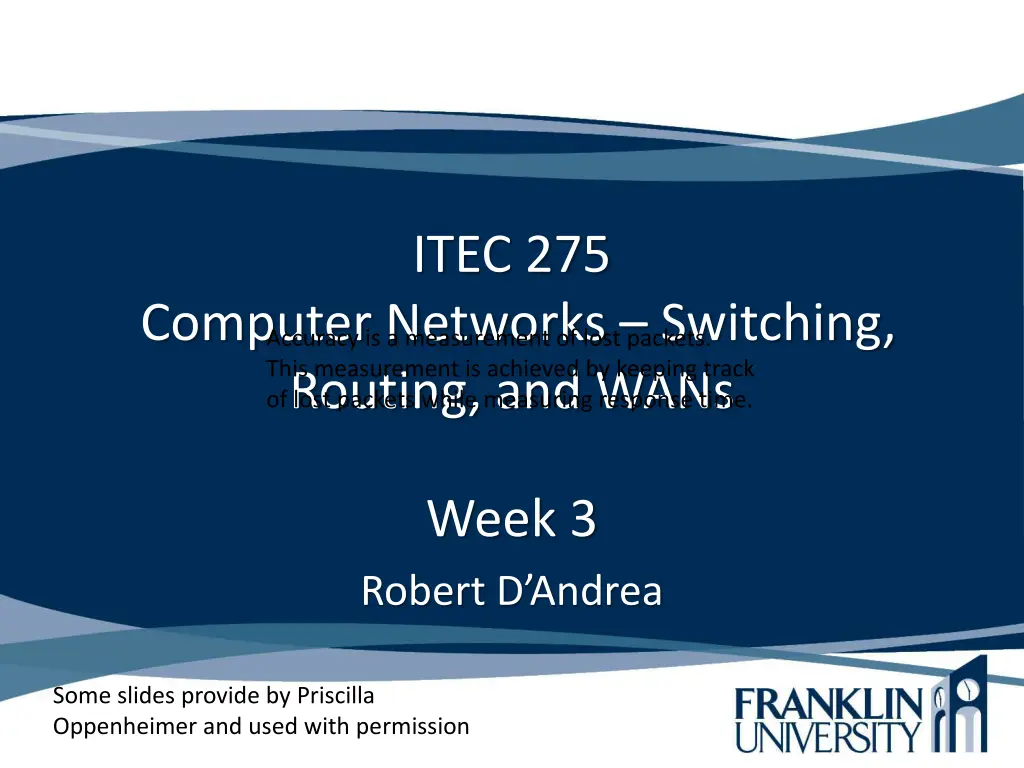 itec 275 n.w