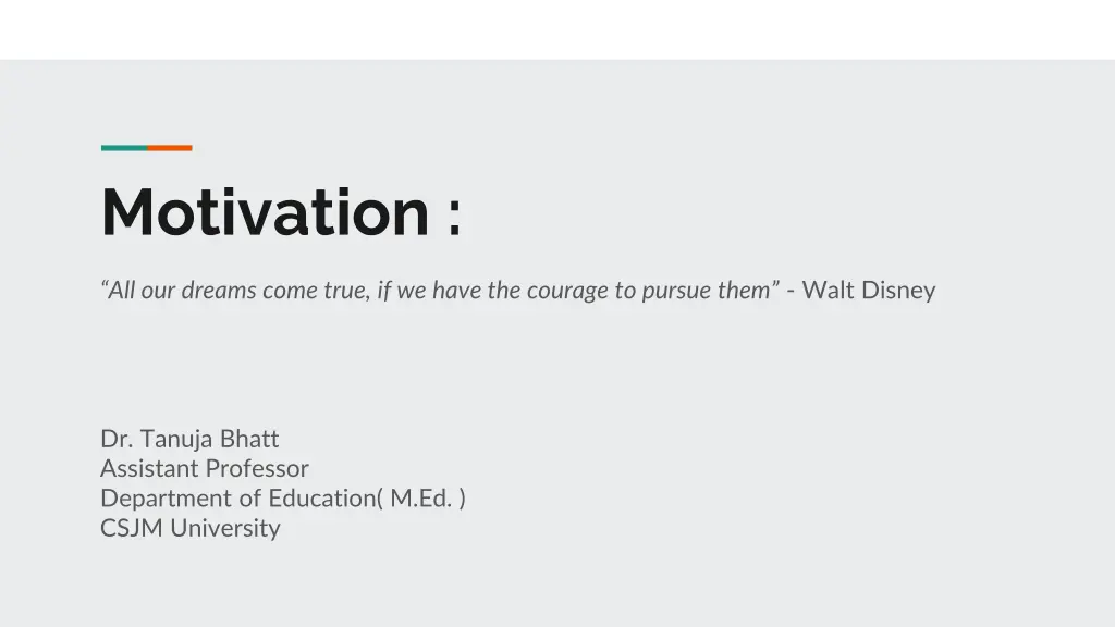 motivation n.w