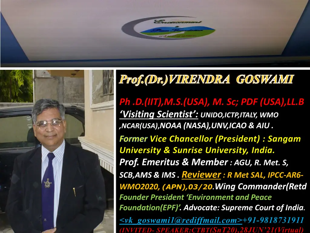 prof dr virendra goswami n.w