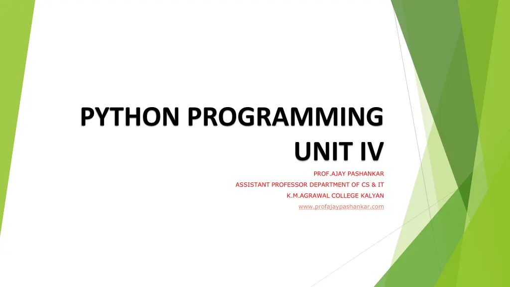 python programming n.w