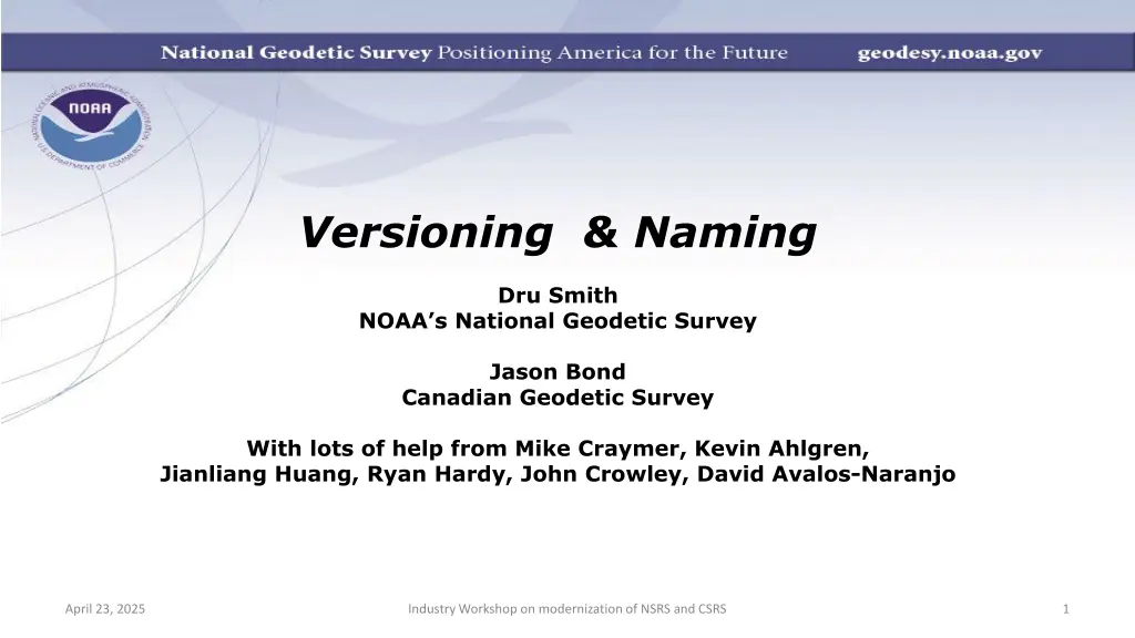 versioning naming n.w