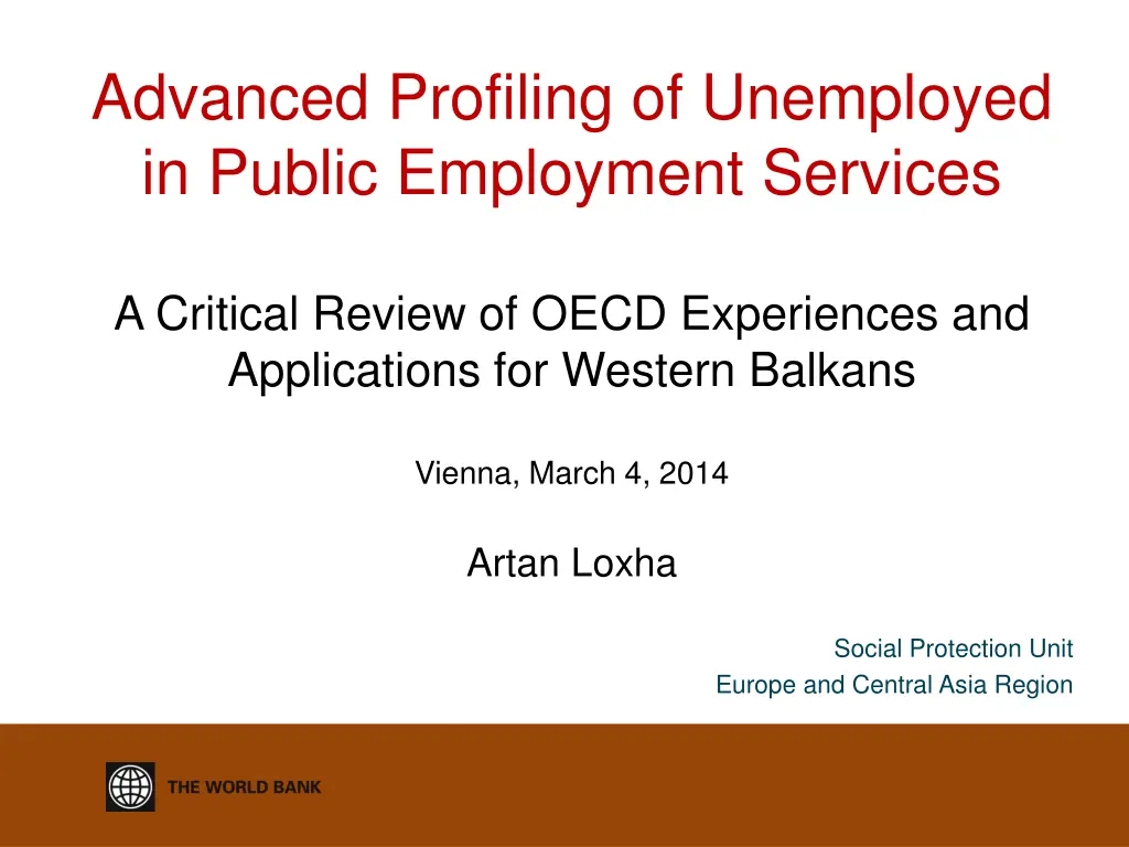 advanced profiling of unemployed in public n.w
