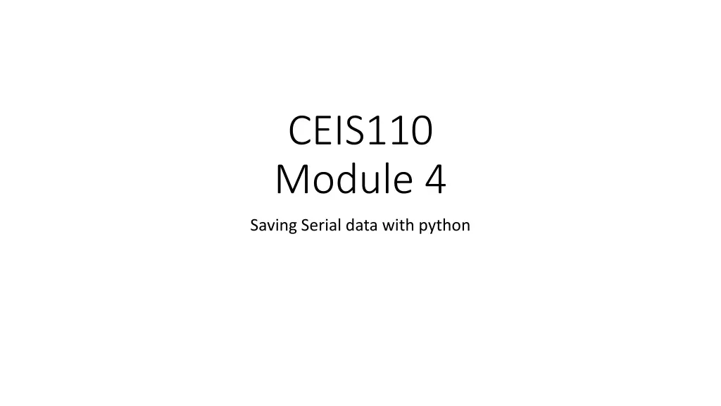 ceis110 module 4 n.w