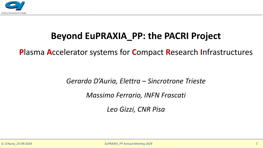 beyond eupraxia pp the pacri project n.w