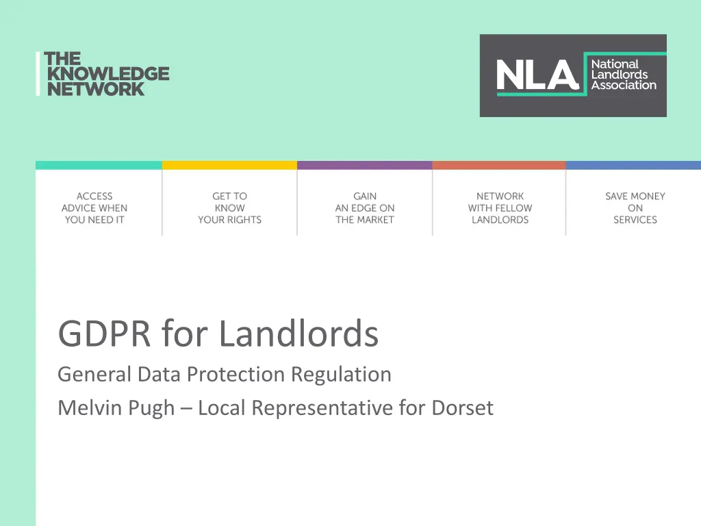 gdpr for landlords general data protection n.w