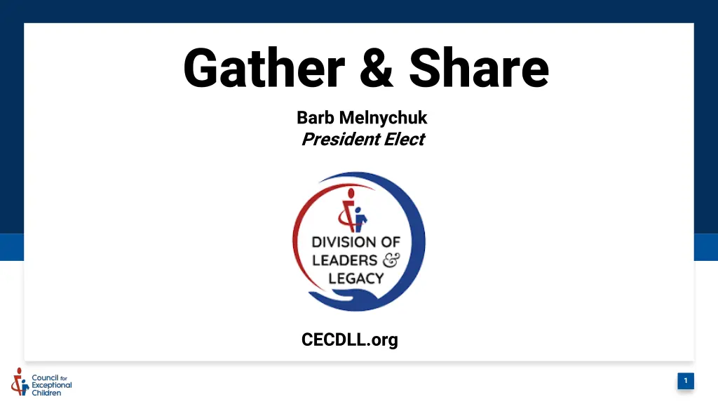 gather share barb melnychuk president elect n.w