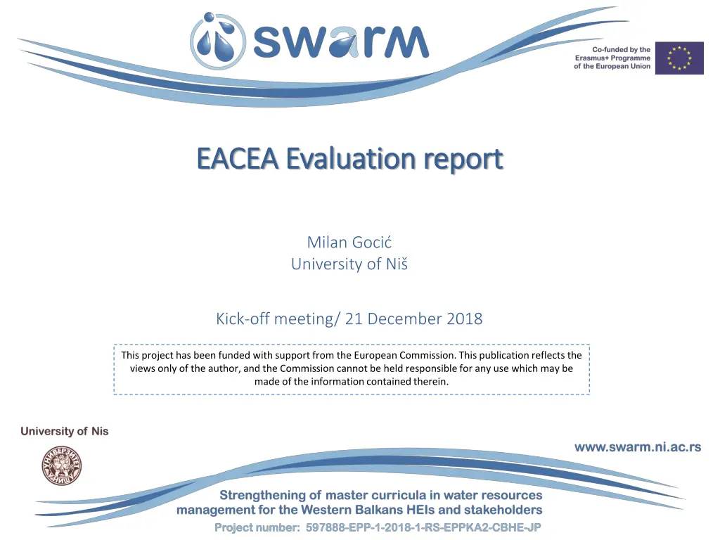 eacea evaluation report eacea evaluation report n.w