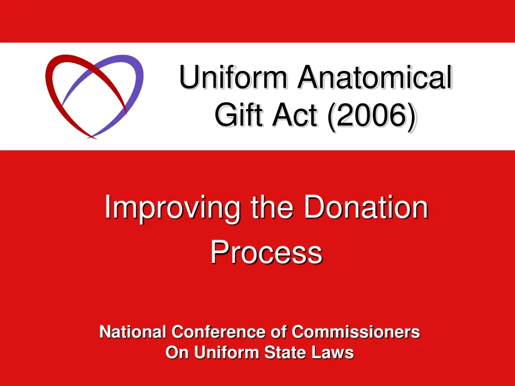 uniform anatomical gift act 2006 n.w