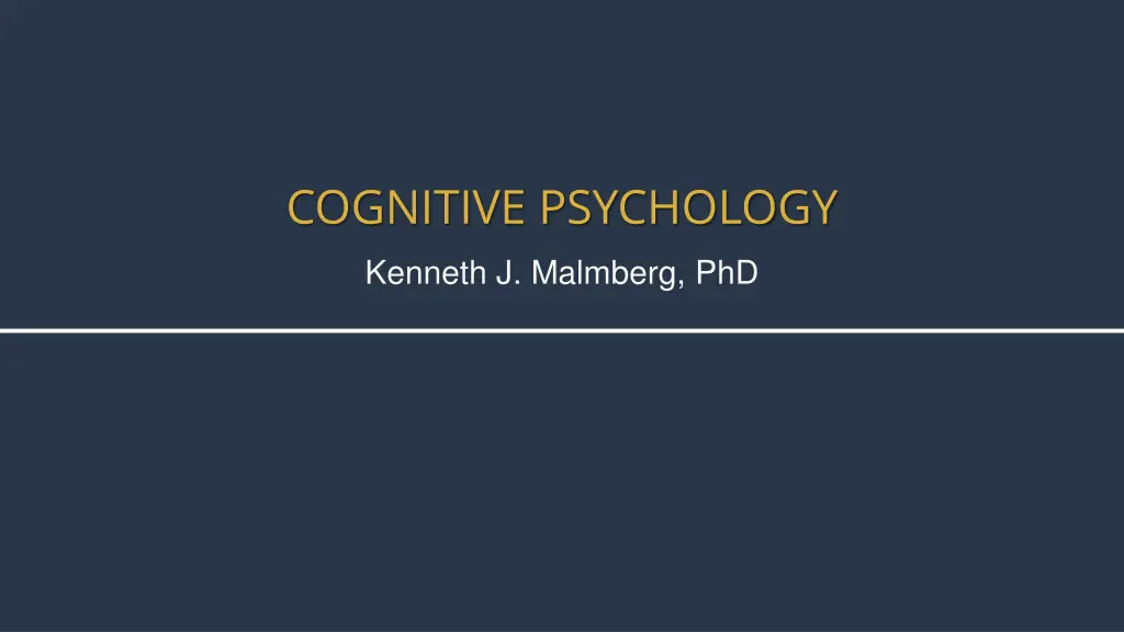 cognitive psychology n.w